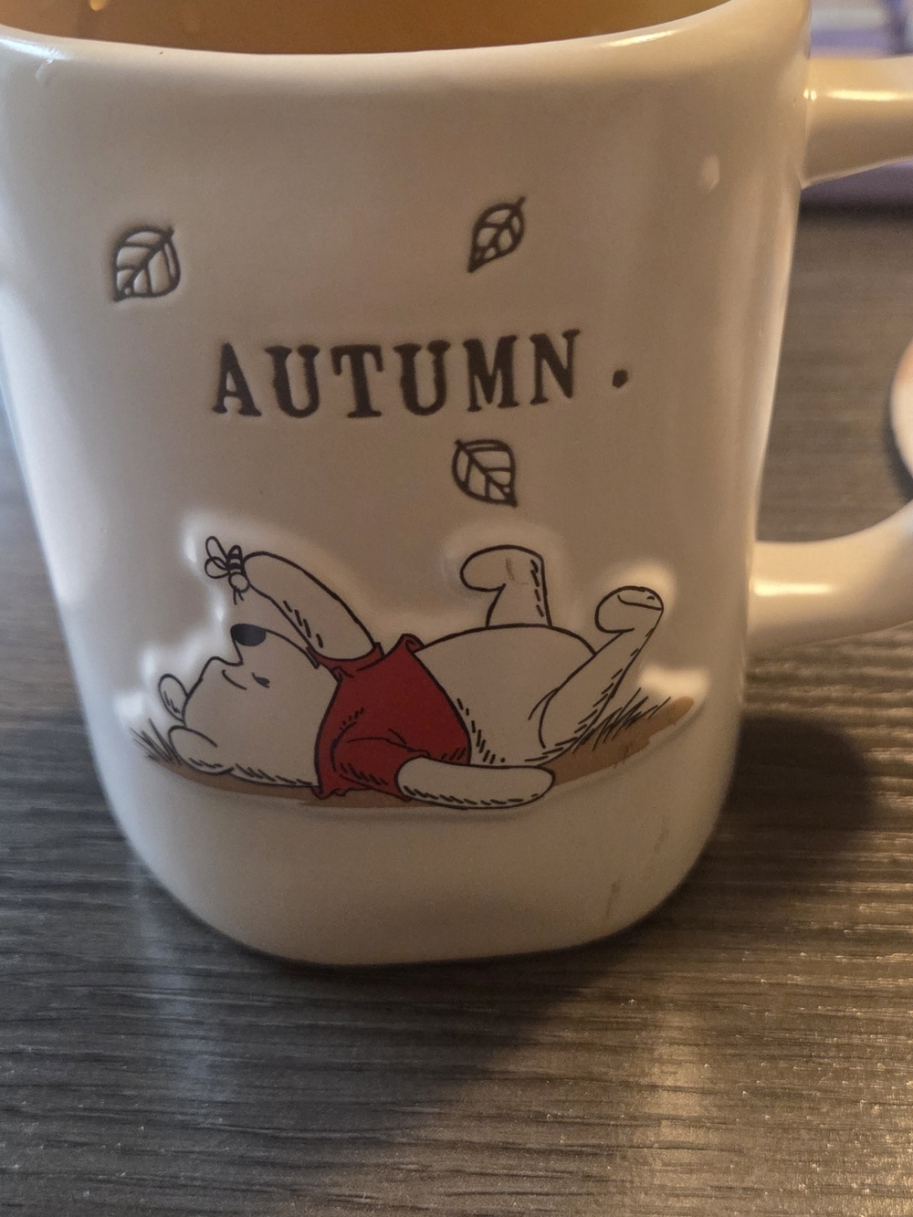 Disney Winnie the Pooh Autumn Coffee Rae Dunn Mug -